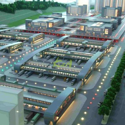 Shenzhen Logistics Park Architectural Model 2